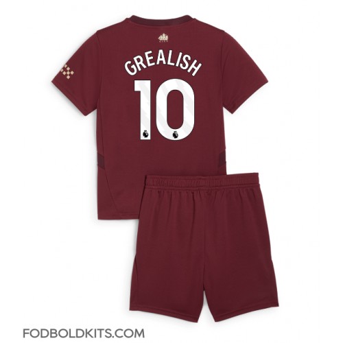 Manchester City Jack Grealish #10 Tredje sæt Børn 2024-25 Kortærmet (+ Korte bukser)